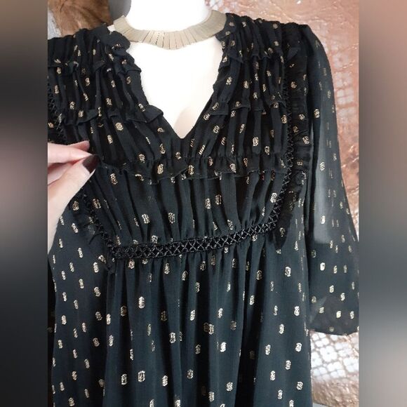 Zara Voluminous Chiffon Mini Dress - Picture 8 of 13